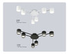 Миниатюра фото потолочная люстра ambrella light comfort fl71515 | 220svet.ru