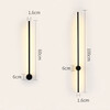 Миниатюра фото настенный светодиодный светильник delight collection om820843 gold | 220svet.ru