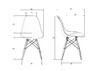 Миниатюра фото набор 3 шт стул обеденный dobrin dsw casper lmzl-pc818-n3_lb-mtr_clean-13432 | 220svet.ru