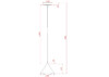 Миниатюра фото подвесной светильник arte lamp lark a7103sp-1wh | 220svet.ru