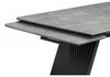 Миниатюра фото керамический стол раскладной woodville вейв 160(220)х89 larka grey 626005 | 220svet.ru