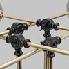 Миниатюра фото подвесная люстра imex md.5299-8-s-ab+bk | 220svet.ru