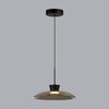 Миниатюра фото подвесной светодиодный светильник odeon light saucer 5055/9l черный | 220svet.ru