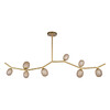 Миниатюра фото потолочный светильник loft it sakura 10212/8l gold | 220svet.ru