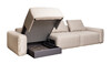 Миниатюра фото диван трехместный garda decor turin-tmn3-3s-koza3805-beg | 220svet.ru