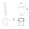 Миниатюра фото заглушка deko-light end cap h-et-02-08 set 2 pcs 979141 | 220svet.ru