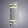 Миниатюра фото уличный настенный светильник arte lamp metro a8162al-2gy | 220svet.ru