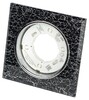 Миниатюра фото светильник встраиваемый cо светодиодной подсветкой эра dk ld50 wh/bk под лампу gx53 белый/черный б0057469 | 220svet.ru