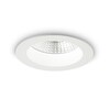 Миниатюра фото встраиваемый светодиодный светильник ideal lux basic accent 10w 4000k | 220svet.ru