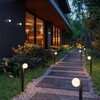 Миниатюра фото ландшафтный светильник odeon light viva 7124/1g черный | 220svet.ru