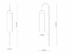 Миниатюра фото бра articol float wall sconce black | 220svet.ru