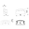 Миниатюра фото заглушка deko-light end cap f-au-01-10 set 2 pcs 978511 | 220svet.ru