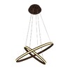 Миниатюра фото подвесной светодиодный светильник ambrella light line metallic fl406 | 220svet.ru