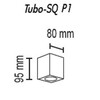 Миниатюра фото потолочный светильник topdecor tubo8 sq p1 29 | 220svet.ru