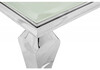 Миниатюра фото стол стеклянный woodville flavia 11396 | 220svet.ru