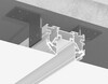 Миниатюра фото шинопровод для монтажа в натяжной пвх потолок 3м ambrella light magnetic gv1073 | 220svet.ru