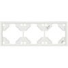 Миниатюра фото рамка для розеток и выключателей эра galaxy 15-5003-08 на 3 поста белый матовый б0070861 | 220svet.ru