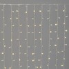 Миниатюра фото гирлянда занавес облегченный 2 x 1м тепло-белый 220в, 200 led провод прозрачный пвх ip54 ltc pcl200not-10-2ww | 220svet.ru
