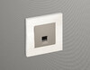 Миниатюра фото лицевая панель для компьютерной/телефонной розетки rj-45/rj-11 ambrella volt quant alfa ap3720 | 220svet.ru