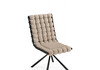 Миниатюра фото стул на металлокаркасе woodville ball 1 бежевый / черный 15945 | 220svet.ru