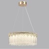Миниатюра фото подвесная светодиодная люстра odeon light cleo 5091/60l золотой | 220svet.ru
