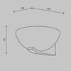 Миниатюра фото бра maytoni regal mod537wl-01mg | 220svet.ru