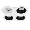 Миниатюра фото d64606070707 светильник lightstar domino round мr16 | 220svet.ru