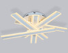 Миниатюра фото настенно-потолочный светодиодный светильник с пультом ambrella light acrylica fa8903 | 220svet.ru