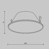 Миниатюра фото отражатель maytoni wise ring057-7-b | 220svet.ru