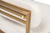 Миниатюра фото стул букле бежевый/матовое золото garda decor gy-08504 | 220svet.ru