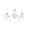 Миниатюра фото бра lucia tucci firenze w141.2 antique | 220svet.ru