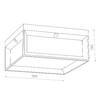 Миниатюра фото уличный потолочный светильник st luce cubista sl077.402.01 | 220svet.ru