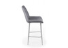 Миниатюра фото барный стул поворотный woodville седа 360 темно-серый (zd 995) / серый np 632596 | 220svet.ru