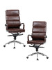 Миниатюра фото офисное кресло для руководителей dobrin arnold lmr-103f-n_ch-m_el-brown-11481 | 220svet.ru