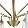Миниатюра фото потолочная люстра на шатнге lumion doliana 6584/6c бронза | 220svet.ru
