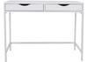 Миниатюра фото письменный стол woodville дейл белый шелк 619413 | 220svet.ru